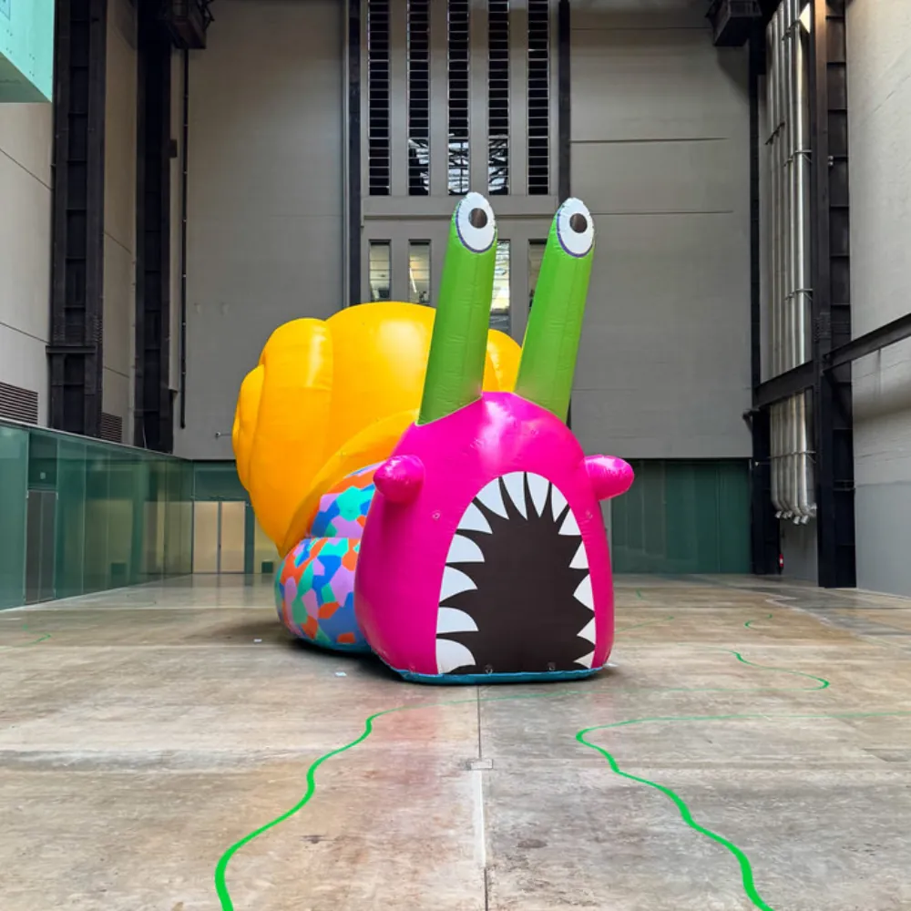 Le Snail artwork by Snowy and Bruce Asbestos